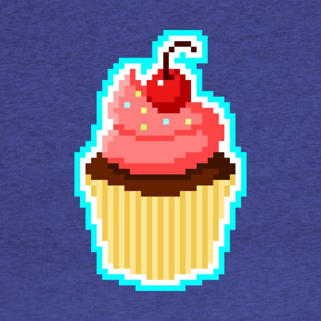 Pixel Cupcake by sombrasblancas